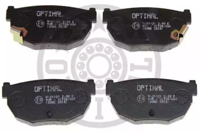 Колодки на тормоз задний дисковый 10085 OPTIMAL