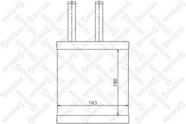 Радиатор отопителя салона 1035106SX STELLOX