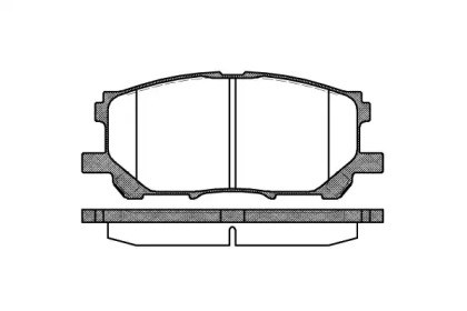 REMSA 103900 Колодки тормозные передние дисковые в наличии Тернополь