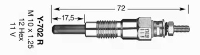 Свечи накала 1065 NGK