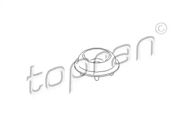 Опора амортизатора 107664 HANS PRIES