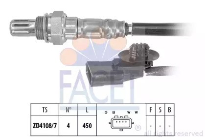 Лямбдазонд, датчик кисню до каталізатора 108169 Facet