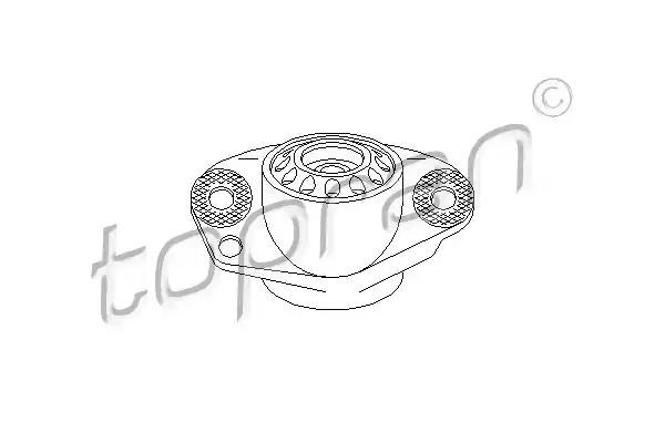 Опора амортизатора заднього 108242 Hans Pries (Topran)