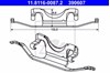 Комплект пружинок крепления дисковых колодок задних 11811600872 ATE