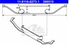 Комплект пружинок крепления дисковых передних колодок 11811602731 ATE