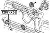 Натяжитель приводного ремня 1287IX55 FEBEST