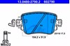 Задние дисковые колодки 13046027902 ATE