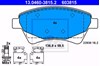 Комплект тормозных колодок 13.0460-3815.2