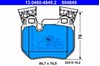 Колодки дисковые  13046048492 ATE