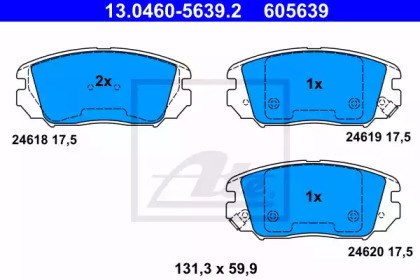 Тормозные колодки Hyundai Tucson