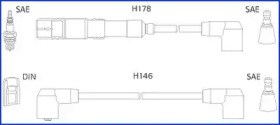 Дріт високовольтний, комплект 134755 Hitachi