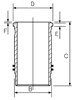 Гильза поршневая 1445016000 GOETZE