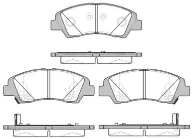Колодки тормозные 158302 REMSA