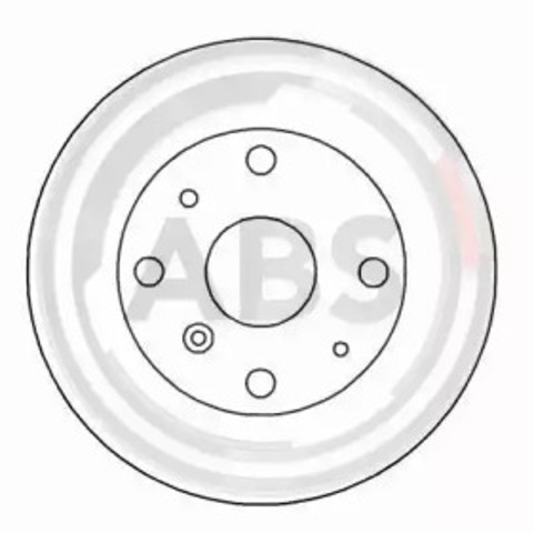 Тормоз дисковый передний 15943 ABS