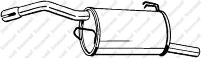 Глушитель задний 177683 BOSAL