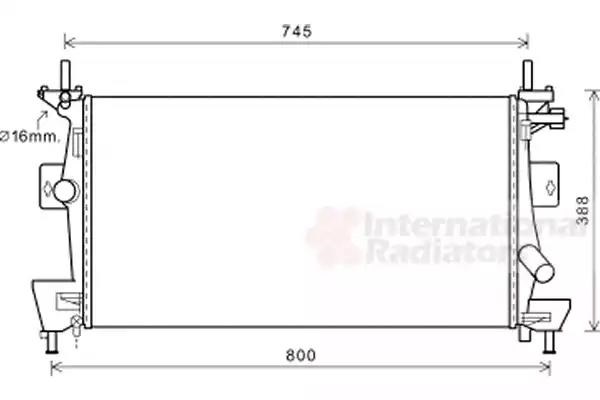 18002475 VAN WEZEL Радиатор купить в Черновцы