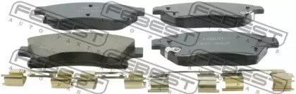 Колодки тормозные дисковые комплект 1801ASJF FEBEST