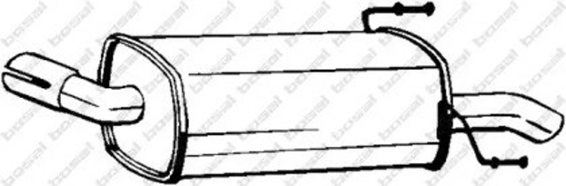Глушитель задний 185099 BOSAL
