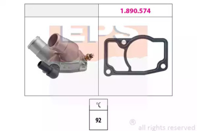 Водяная помпа термостата 1880344 EPS