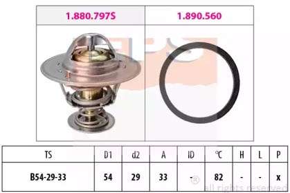 Авто термостат 1880797 EPS