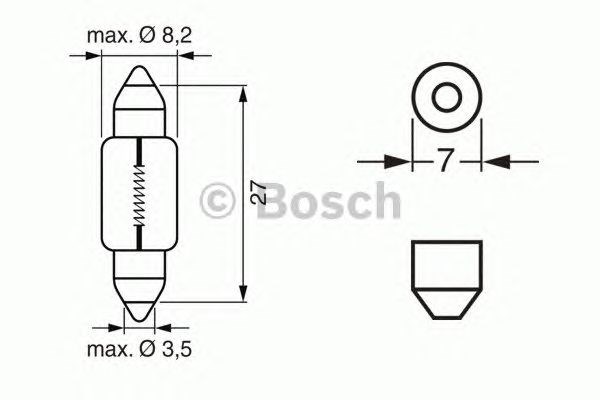 Лампа автомобильная 1987302226 BOSCH