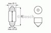 Лампочка накаливания 1987302281 BOSCH