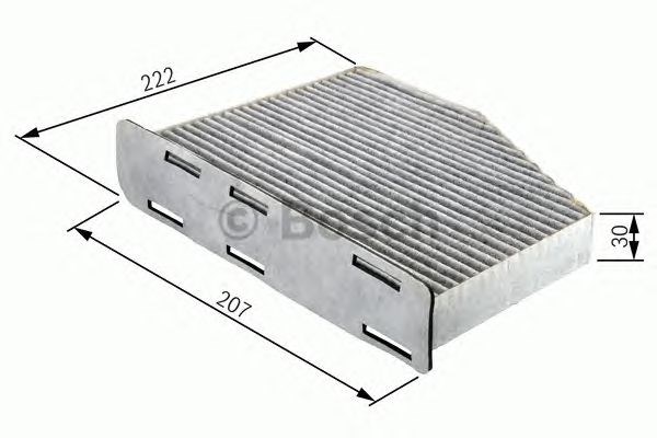 Фильтр воздушный отопителя 1987432365 BOSCH