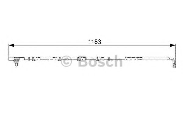 Датчик износа тормозных колодок, задний 1987473031 BOSCH