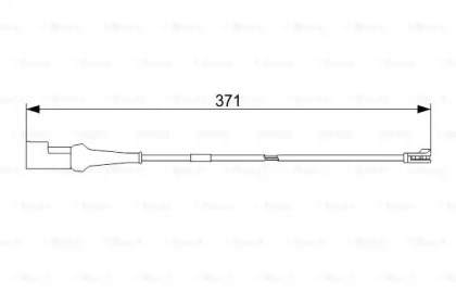 Датчик износа тормозных колодок, задний 1987473576 BOSCH