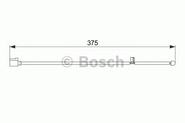 Сигнализатор износ тормозных колодок 1987474562 BOSCH