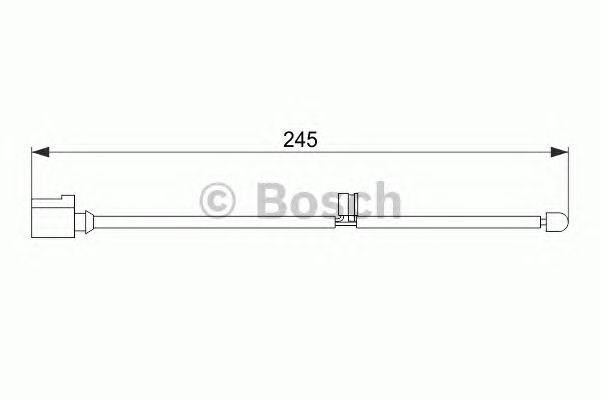 Датчик износа тормозных колодок, задний 1987474563 BOSCH
