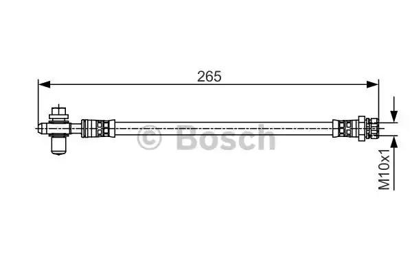 Задний левый тормозной шланг 1987481518 BOSCH