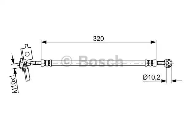 Тормозной шланг 1987481870 BOSCH
