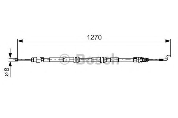 Тормоз стояночный 1987482014 BOSCH