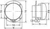 Туманка левая 1N0009295031 HELLA