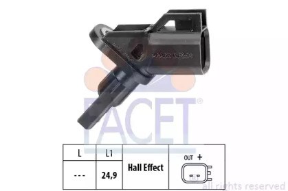 Передний датчик АБС 210001 FACET