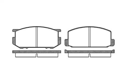 Колодки тормозные дисковые комплект Toyota Corolla