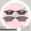 Колодки передние 216242001 ZIMMERMANN