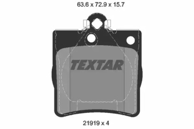 TEXTAR 2191903 Задние тормозные колодки в наличии Киев