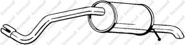 Глушитель  220005 BOSAL