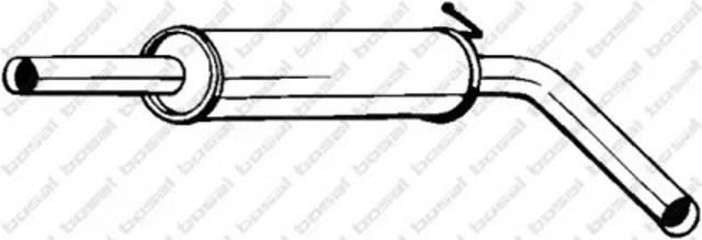 Глушитель центральный 220039 BOSAL