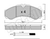 Колодки тормозные задние, дисковые 2202120 METELLI