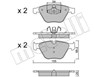 Колодки тормозные дисковые комплект 2205586 METELLI