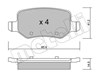 Колодки тормозные дисковые комплект 2205650 METELLI