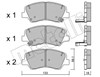 Тормозные колодки 2209430 METELLI