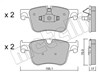 Колодки тормозные 2209850 METELLI