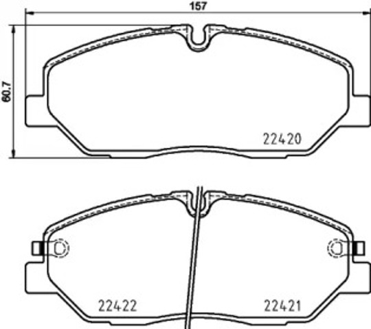 Колодки 2242101 TEXTAR