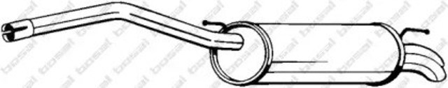 Глушитель  233087 BOSAL