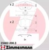 Тормозные колодки 234022003 ZIMMERMANN