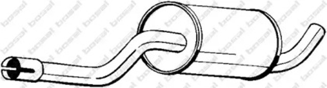 Выхлопная труба 235017 BOSAL